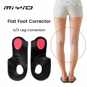 MIYIO 1Pair Orthotic Insole Arch Support Inserts Flat Foot Correction X/O Type Legs Orthopedic Insole