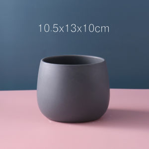 FY Ceramic Pot Succulent Pot Cactus Pot With Tray Planter Pasu Bunga Pasu Seramik kaktus Indoor Outdoor