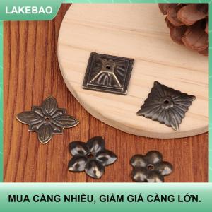 【LAKEBAO】 10PCS Hộp gỗ góc Antique Brass bọc trang trí đối với trang sức ngực Quà Tặng rượu vang trường hợp bảo vệ phần cứng