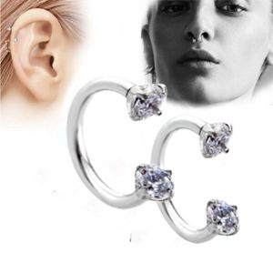 1 pc Fashion Stainless Steel Piercing Septo Nose Lip Eyebrow Ear Septum Cartilage Helix Captive Hoop Ring Jewelry