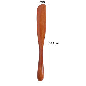 【On Sale】Wood Butter Spoon for Jam Frosting Cheese Long Handle Spoon Cream Spreader
