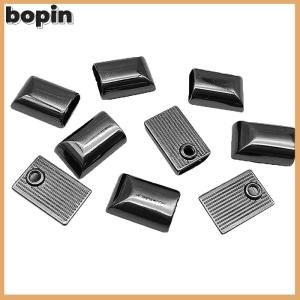Bopin 10pcs kim loại dây kéo Stopper dây kéo đuôi Clip dừng ĐUÔI CẮM đầu với vít DIY may da phần cứng thủ công