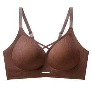 Love Angel บราสายพิมพ์ลายตัวอักษร ยกกระชับนุ่ม ระบายอากาศได้ดี บราสำหรับผู้หญิงในฤดูร้อน ไม่มีโครง