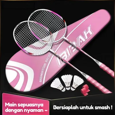 Raket Bulu Tangkis Isi 2 pcs/raket badminton origin/ raket badminton/raket bulutangkis/raket original