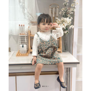 Setelan Cotton Jeans / Shandy Dress 1 - 4 Tahun Baju Dress Anak Perempuan Cewe Lucu Terlaris Murah