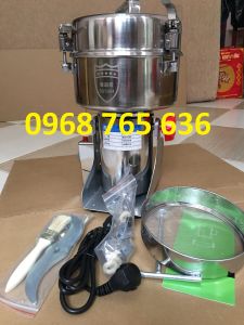 Máy xay dược liệu thuốc bắc 2500gr SUS304 Máy xay nghiền ngũ cốc gia vị