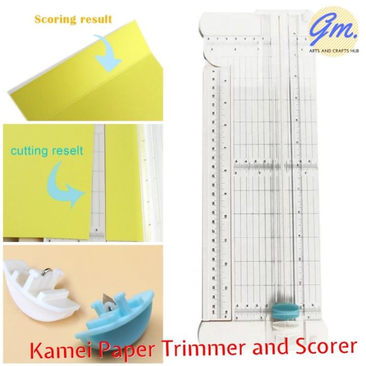 Paper Trimmer and Scorer Kamei 3 ×12 Slim Paper Cutter and Embosser Diy