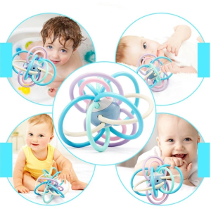 【Free Shipping】Good Quality New Born Soft Teethers Rattels Toy Baby Accessories Soft Teething Stick Music Rattle Toy Toodler Toy