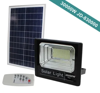 ไฟสปอร์ตไลท์ LED 10000W-100000W JD-810000 - JD-8100000 แสงสีขาว Spotlight Led ไฟโชล่าเซลล์ โคมไฟสปอร์ตไลท์ โคมไฟโซล่าเซล โคมไฟถนนล่าเซลล์ Solar Cell พร้อมรีโมท สปอตไลท์ SOLAR LIGHT