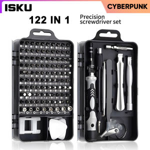 ISKU obeng set 122 in 1 obeng Hp multifungsi alat bongkar mini precision untuk phone laptop reparasi
