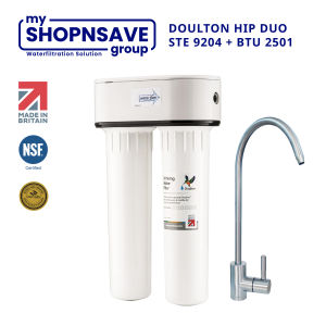 Doulton® | HIP DUO | STE (9204) Sterasyl | BTU (2501) Biotect Ultra | Under Sink | Water Filter System