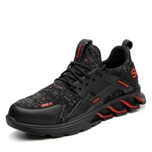 New mens construction large size shoes work boots steel shoes mens camouflage breathable protective safety shoes steel toe work safety boots labor insurance shoes