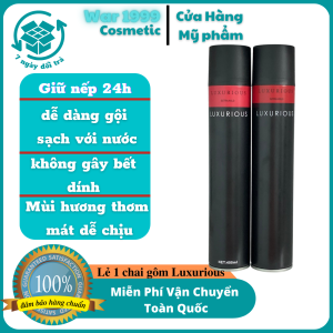 Gôm xịt tóc LUXURIOUS keo xịt tóc nam giữ nếp tóc tạo kiểu tóc