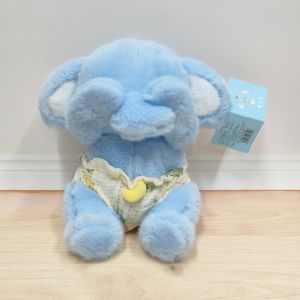 TESDFD Soft Elephant Plush Toy PP Cotton Fluffy Huggable Animal Plush Toy Baby Sleep Doll Interactive Elephant Wearing Plush Doll Home Decor