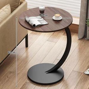 BALIKRUMAH Nordic Style Round Coffee Table Side Table Livingroom Bedroom Sofa Desk Storage Rack Bedside Table Meja Bulat Meja Kopi 咖啡桌 G形茶几