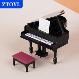 [COD] ZTOYL บ้านตุ๊กตา1:12ขนาดเล็กพร้อมเก้าอี้สตูลสำหรับตกแต่งห้องนั่งเล่นเฟอร์นิเจอร์อุปกรณ์ตกแต่งบ้านตุ๊กตา