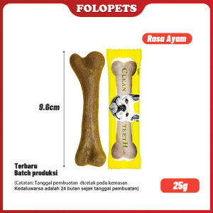 FOLOPETS Snack Anjing Dog Treats Toothbrush Dental Snack Pembersih Gigi Termurah Makanan Pet Snack Anjing Tongkat Gigi untuk Anjing