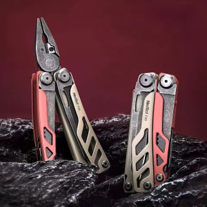 NexTool F30 Flagship Pro Red / Brown Stonewashed Multi-Tool 16 Functions with Nylon Pouch 10-year warranty