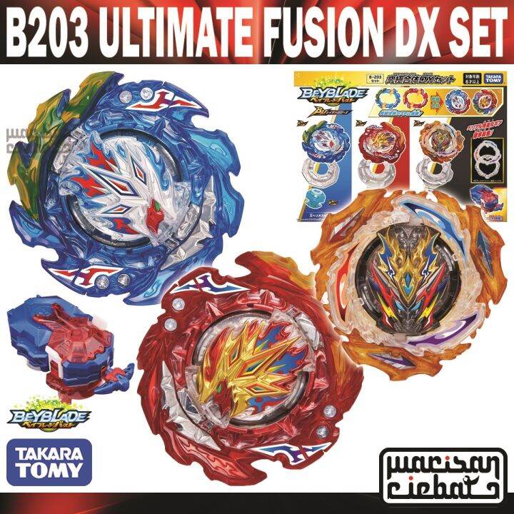 Takara Tomy Beyblade Burst BU B-203 Ultimate Fusion DX Set | Lazada