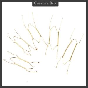 [Creative] Wall Display Plates Hanger W Type Decoration Dish Spring Holder Invisible Hook