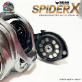รอกหยดน้ำ BISON SPIDER X สไปเดอร์ เอ็กซ์  รอบ 7 ลูกปืน 9+1 ตลับ กำลังเบรก 8 กิโลกรัม  มาพร้อมขาจับแต่งสุดเท่. 