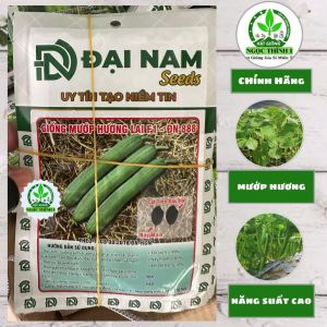 Hạt Giống Mướp Hương Lai F1 - ĐN 888 ĐẠI NAM (Gói 10gr) - Năng suất cao (Khoảng 100 hạt)