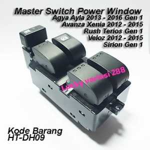 Master Swicth Power Window Saklar Pusat / Sakelar Mobil All New Avanza Xenia 2012 - 2015 Agya Ayla 2013-2016 Rush Terios Gen 1