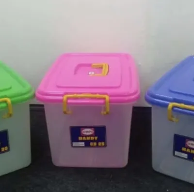 Container Box CB 25 Handy SHINPO EZY KP Ada handle Cangkingan Cocok Buat Kotak Hampers