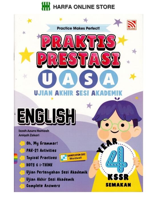 BUKU LATIHAN : PRAKTIS PRESTASI UASA ENGLISH YEAR 4 KSSR SEMAKAN | Lazada