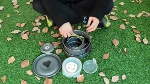 【COD】Northhike Camping Cooking Set Cookware Kit Camping Stove Utensils Tableware Camping Tool Set