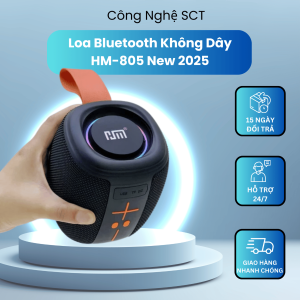 ( SALE 50% ) Loa Bluetooth Xách Tay HM-805 – Kết Nối Nhanh Nghe Nhạc Cực Đã Dễ Sử Dụng  Tiện Lợi mang Theo Mọi Lúc Mọi Nơi