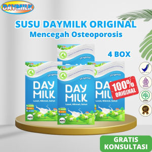 DAYMILK Original 4 Box - Susu Kambing Etawa Mencegah Sakit Lutut Pegal Nyeri Sendi Osteoporosis