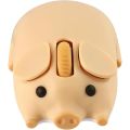 Wireless Bluetooth Mouse 2.4GHz USB Dual Use Cute pig design M Size Quiet Battery Operated Wireless iOS/Macbook/Windows/Chrome/Android/Microsoft Surface Tablet Laptop PC Compatible Yellow. 