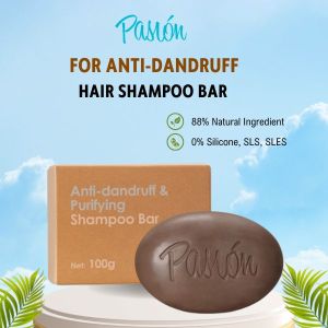 Pasion Anti-dandruff & Purifying Hair Shampoo Bar | Clean | Haircare