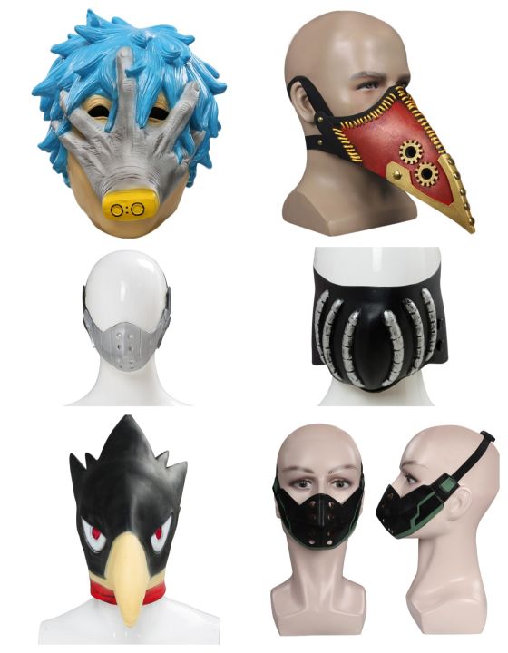 Deku Izuku Midoriya Cosplay Mask Overhaul Himiko Toga Battle Outfit ...