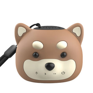TK801 new wireless mini cartoon cute puppy dog Shiba Inu bluetooth speaker portable button BT 5.0
