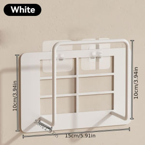 Wall Mounted Router Rack Non Drilling Placement Socket holder Fixture Multi-purpose Storage Rack Placement Socket holder