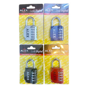 Ổ KHÓA SỐ ALEX LOẠI 4 SỐ CÀI ĐẶT theo ý muốn