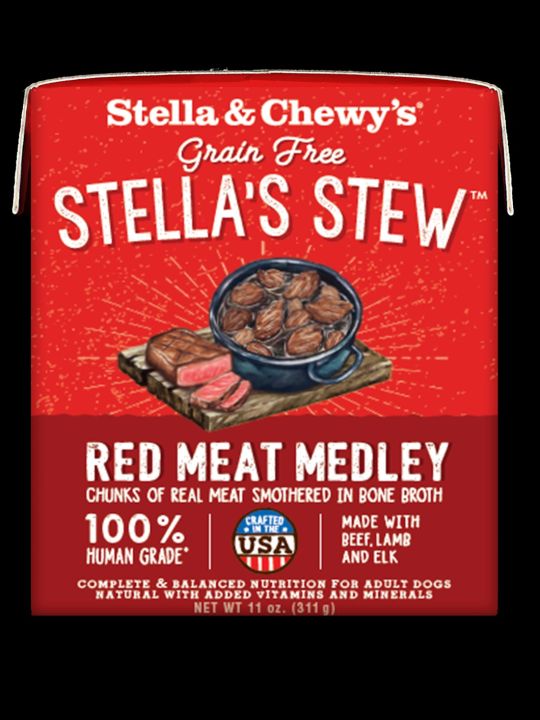 [6 Packs] Stella Chewy's Red Meat Medley (Beef, Lamb Elk
