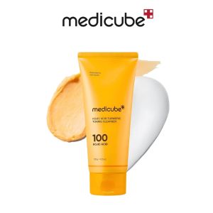 Sữa Rửa Mặt Sạch Sâu Dưỡng Sáng Da Medicube kojic acid tumeric toning cleanser 120g