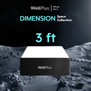 Wellplus [อัดสุญญากาศ] ที่นอนพ็อกเก็ตสปริง รุ่น Dimension หนา 11 นิ้ว นอนสบาย หนานุ่ม รองรับน้ำหนักได้มาก