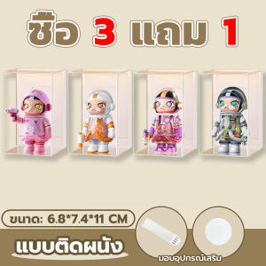GREENIKA กล่องอะคริลิคใส ขนาดใหญ่ แบบติดผนัง เสียบการ์ดได้ กันน้ำ กันฝุ่น เก็บโมเดล ตุ๊กตา อาร์ตทอย