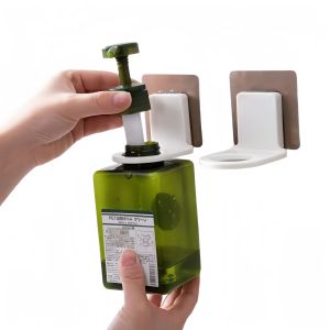 Nail Free Non Marking Shower Sampoo Bottle Rack / Dishwashing Liquid Hook / Pemegang Botol Pancuran Mandian / 无痕免钉洗发水瓶架 / 洗碗液挂架