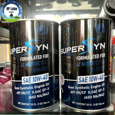 Nhớt Super SYN 10w40 cho Xe Ga/Xe Số 946ml Nguyên liệu nhập khẩu từ Mỹ Supersyn Chính Hãng