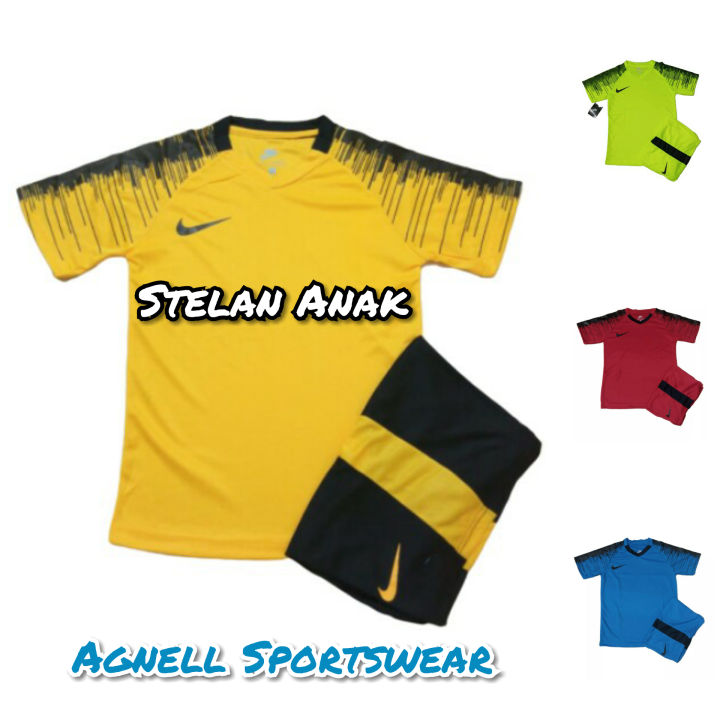 TERLARIS] Jersey Bola Futsal Stelan Olahraga Kaos Anak Usia SD