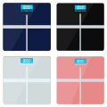 Electronic Digital Human Weighing Scale Tempered Glass Platform LED HD Display USB Battery Charging. 