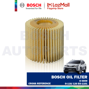 Bosch Oil Filter for Toyota RAV4 IV Gas 2012 to 2018