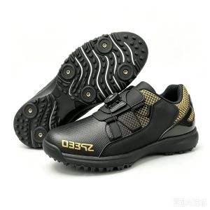 AU Golf shoes mens and womens breathable with automatic rotating laces casual style available in couples sizes with fixed studs mens and womens athletic shoes