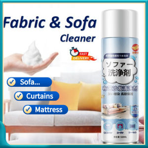 Quick Dry No Need to Wash Sofa Cleaner 520ml Sofa Cleaning Solution Sofa Spray Carpet Cleaning Foam Powerful Stain Removal No Irritation Foam Cleaner Dry Cleaning Spray Mattress cleaner