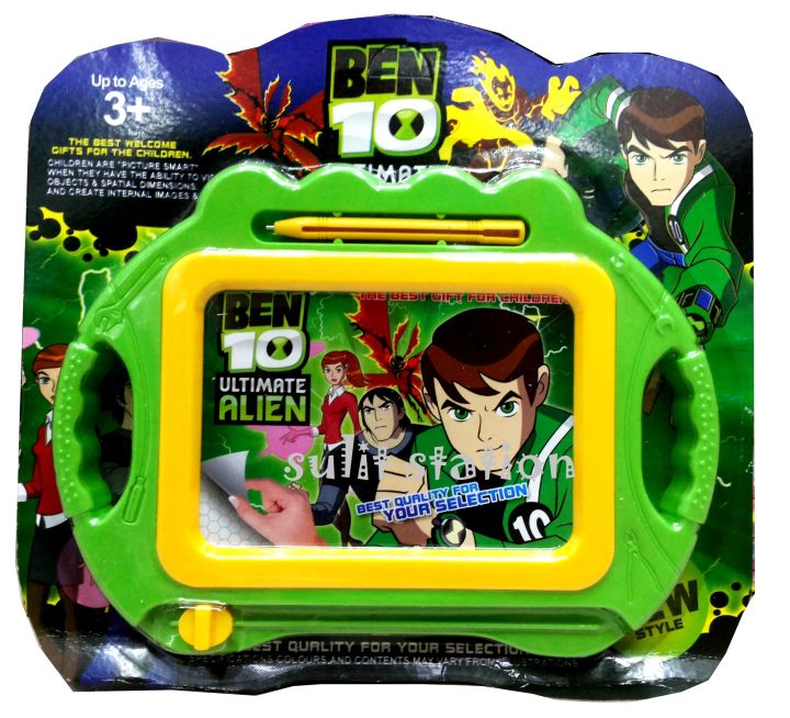 BEN 10 TEN MAGIC SLATE DRAWING WRITING EDUCATIONAL LEARNING BOARD